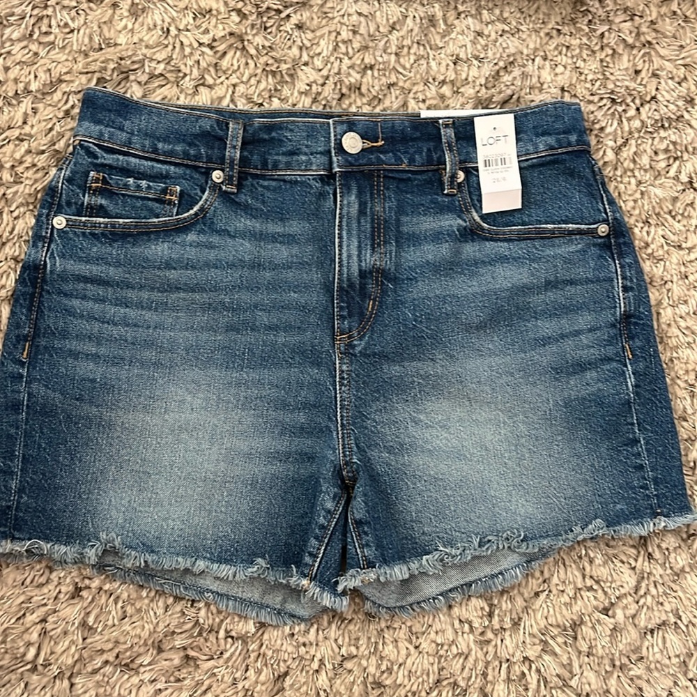 Loft Denim The Cut Off Short